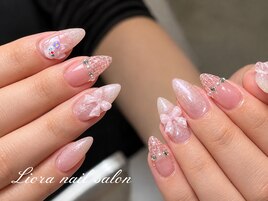 持ち込みデザイン、秋ネイル