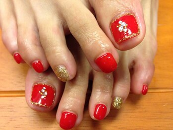 ネイルサロン グリッター(NAIL SALON glitter)/【フットArt2本コース5250/】