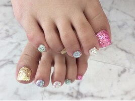 フットジェルグリッター