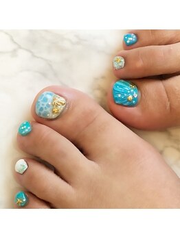 Foot☆夏ネイル