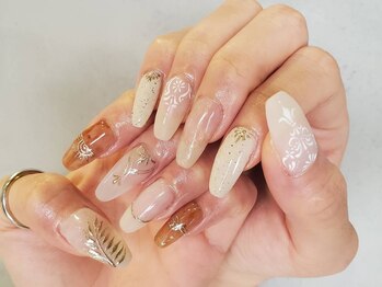 ケー フレーバー ネイル(K flavor nail)/ボヘミアンネイル