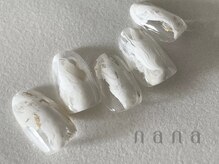 ナナ 白金高輪(nana)/ホワイトニュアンスネイル