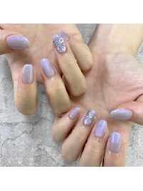 2024夏ネイル【リボンネイル】