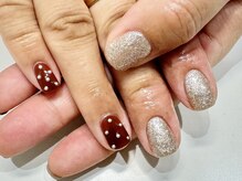 クォーターリゾートネイル(QUARTER RESORT nail)/グリッターネイル☆