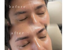 メンズ眉毛サロン EN BROW 六本木店【メンズアイブロウ/まつげパーマ/肌ピーリング】/スタイリング写真