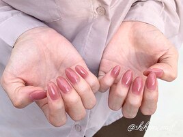 くすみピンクワンカラーshihomi