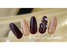 定額B　クリスマスネイル