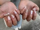フラワーニュアンスネイル