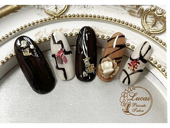 リュカ(Lucas)/バレンタインネイル