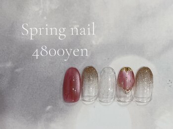 キャンアイドレッシー 草加店(Can I Dressy)/春ネイル