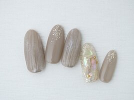 #上品 #シェル #うねうねネイル