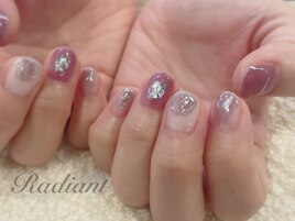 ニュアンスミラーネイル