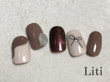 リティ(Liti)/No.66 Art(A) リボンネイル