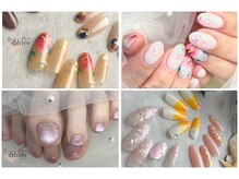 豊富な種類からデザインを選択♪色変更OKあなただけのネイルに!