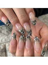 ラウンジ 町田店(RounGe)/【スカルプ】フレンチ×ストーン