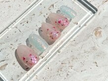 ソウ 難波店 nail salon Sou/押し花nail