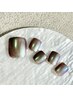 【今どきネイル♪】フットネイル｜ミラーマグネットネイル ￥12840
