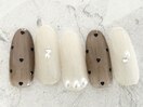 ハートドットネイル7000円