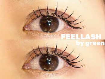 フィールラッシュ バイ グリーン(FEELLASH by green)/LED140本(タレ目デザイン)