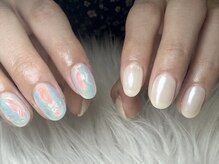 レナトゥス(Renatus)/シルバーラメ　夕焼け深海水面桃