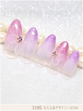 ララァネイル(Lalah Nail)/シフォンフラワーネイル