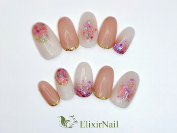エリクサーネイル 池袋(Elixir Nail)/定額a シンプル/クーポン使用