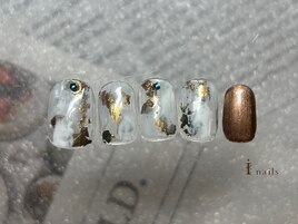 もやもやシースルーネイル