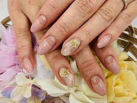 【ほり】ピンクフレンチネイル