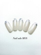 モス(MOS)/キラキラのガラスフレンチ♪