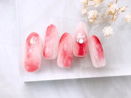 桃ネイル¥6980