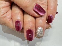 クォーターリゾートネイル(QUARTER RESORT nail)/水光マグネイル☆