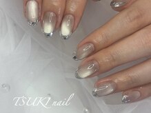 ツキネイル(TSUKI nail)/ガラスフレンチ