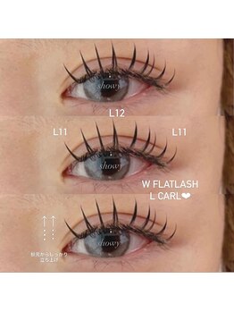 ショウイー 本店(Showy)/Lカールダブルフラットラッシュ