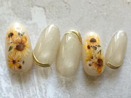 ひまわりネイル新規¥7,260