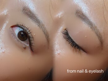 フロムネイルアンドアイラッシュ 神戸三宮(from nail&eyelash)/フラットラッシュ 100本*