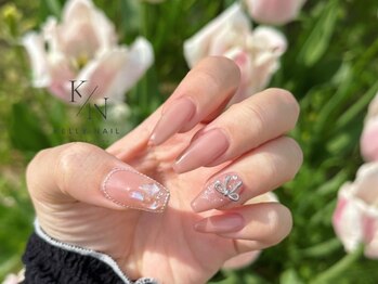 ケリーネイル(kelly nail.)の写真/指先をさらに美しく見せる長さ出しが得意♪フォルム・長さ出し・モチ・剥がれなど…お悩みの方にオススメ！