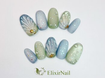 エリクサーネイル 池袋(Elixir Nail)/定額a シンプル/クーポン使用