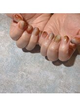 アティックネイルアトリエ(attic nail atelier)/べっ甲ニュアンス★