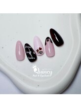 クインシー(Quincy)/バレンタインネイル