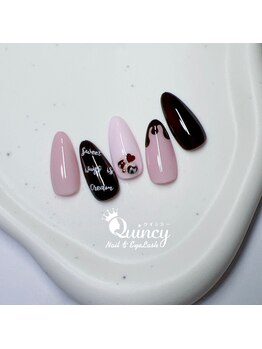 クインシー(Quincy)/バレンタインネイル
