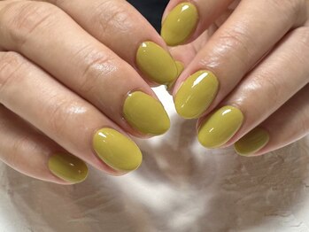 デューネイルスタジオ(dew nail studio)/ピスタチオワンカラー