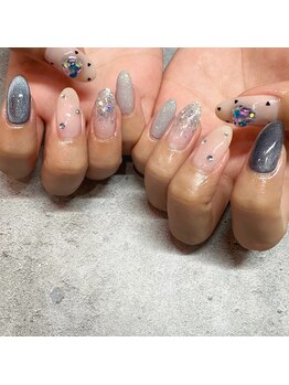 アウグーリ(AUGURI)/ハート × ワントーンネイル ♪