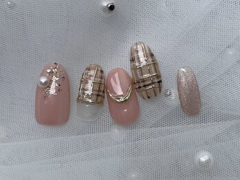 プロモート 岡山城下店(Promote)/ツイードネイル【岡山】