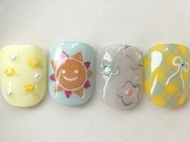 夏フットデザイン