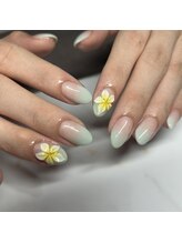 アリュール アンド エテルノ 小山店(Allure & ETERNO)/ハイビスカスネイル