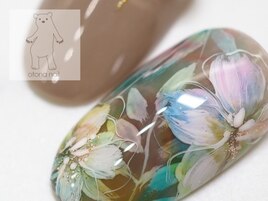 大人リゾート夏ネイル