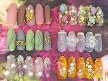 アン ジョーヌドラゴ/４月☆定額ネイル