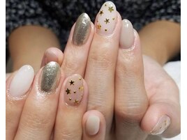 スター　星　ゴールド