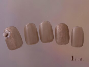 アイネイルズ 吉祥寺店(I nails)/トレンドパールフラワーネイル