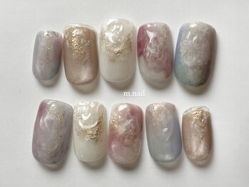 エムドットネイル 池袋(m.nail)/ふんわりドロップニュアンス